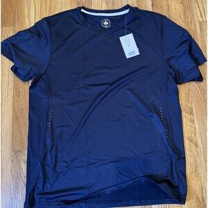 Nwt Mens Northyard Navy Blue S/S Athletic Shirt Medium